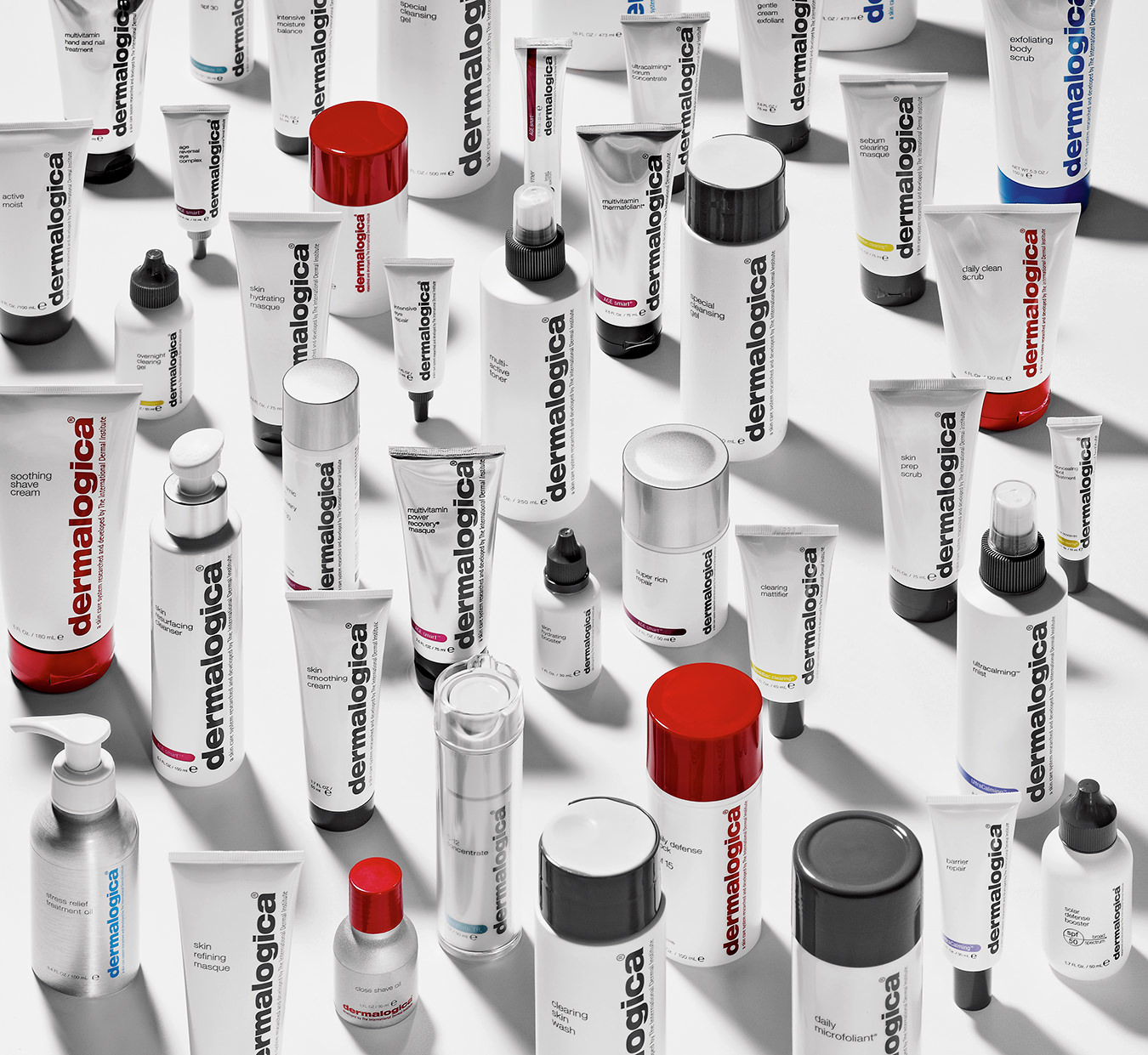 Professional Dermalogica skincare product range used at Freeda Body Contour Clinic in Barkingside, London